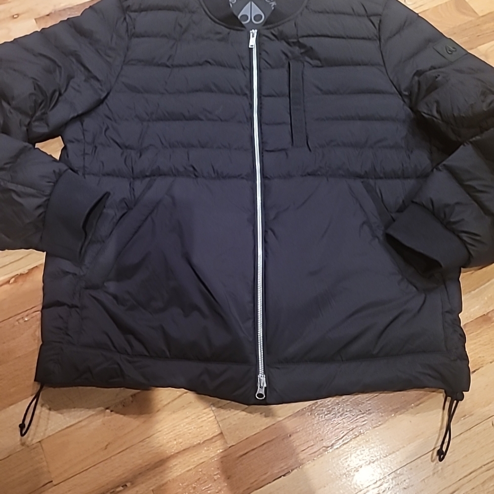 Moose Knuckles Size XL Blue Down Jacket